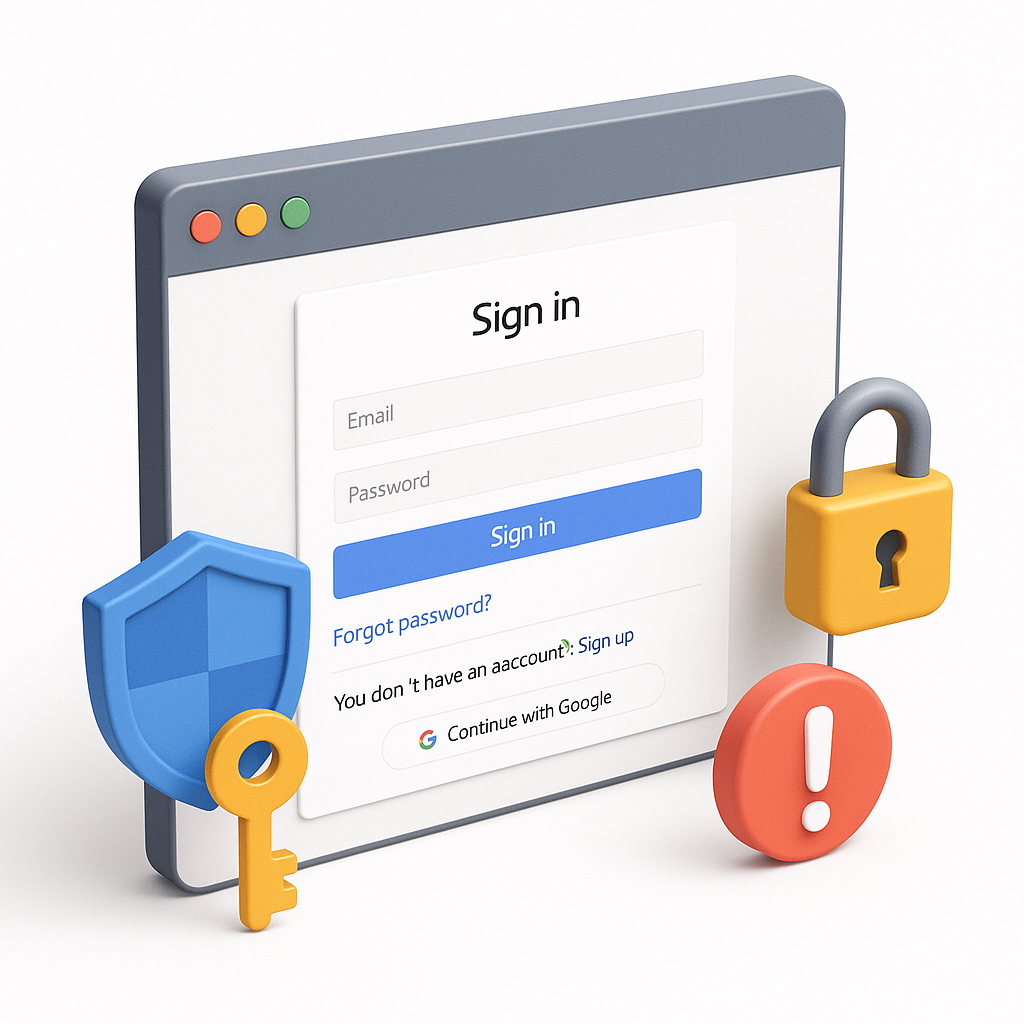 NIZU Sign in using google account